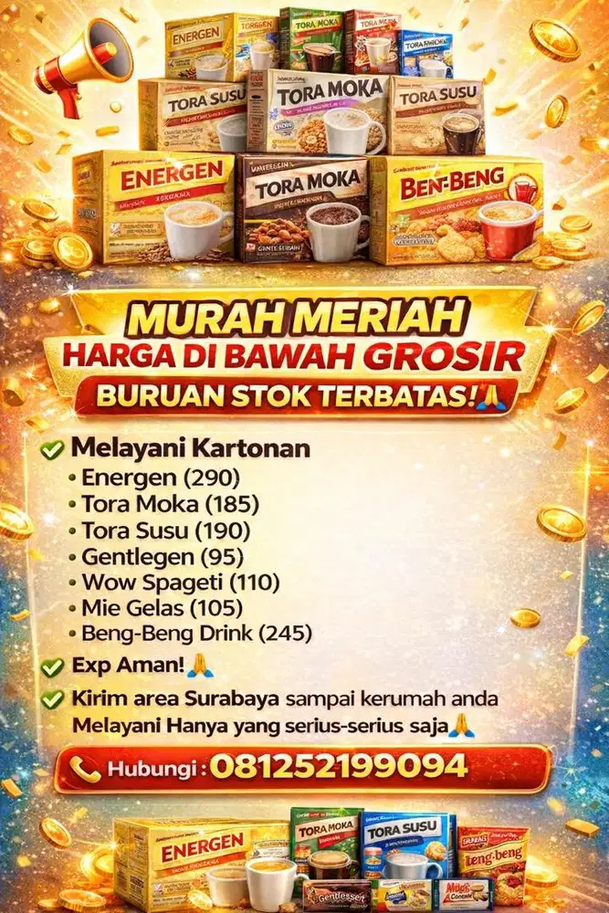 Harga lebih murah dri grosir