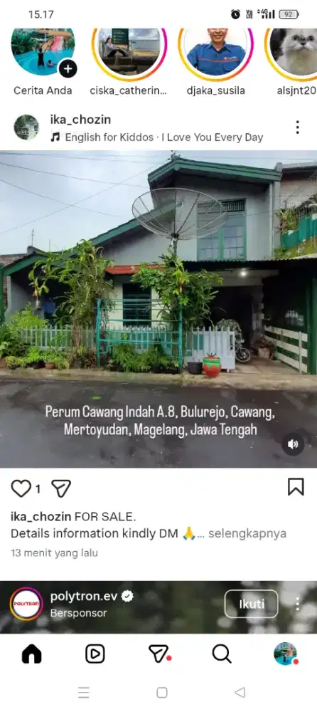 Rumah Asri dekat AKMIL, Magelang