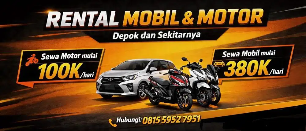 SEWA MOBIL & MOTOR MURAH