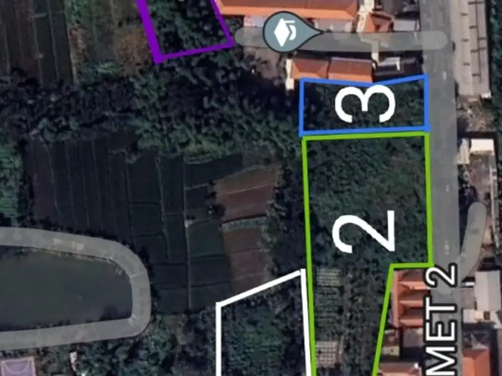 DIJUAL TANAH RAYA MENGANTI AREA RANDEGANSARI