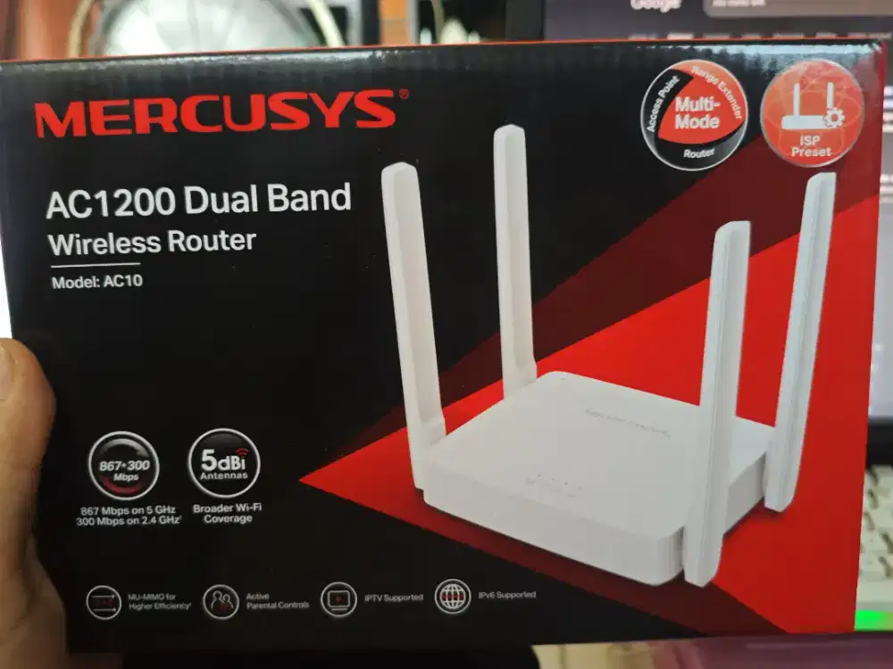 Router mercusys AC 1200