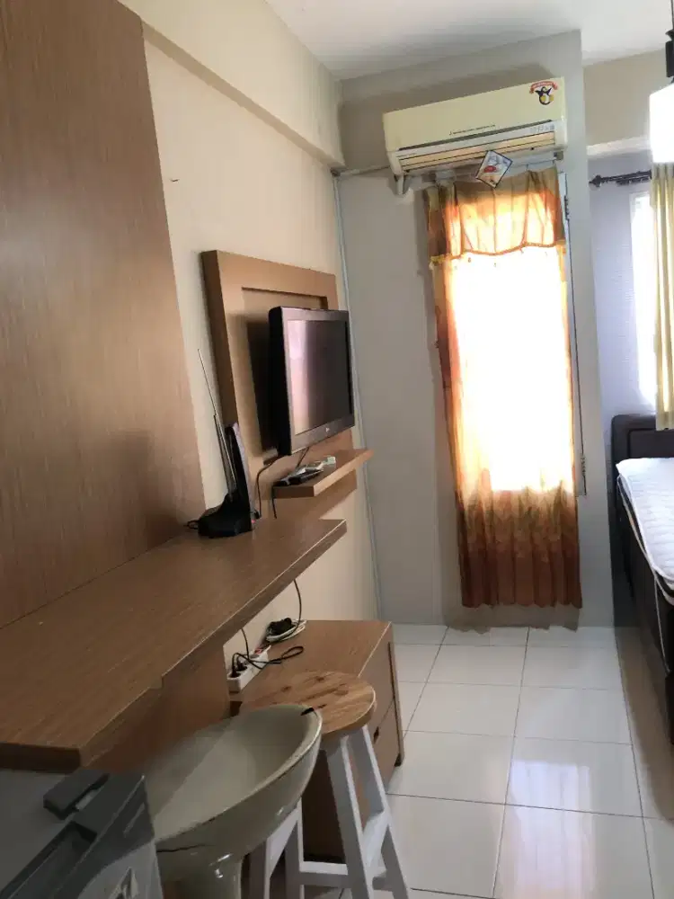 Apartement  Puncak permai studio full furnished oke bisa bulanan