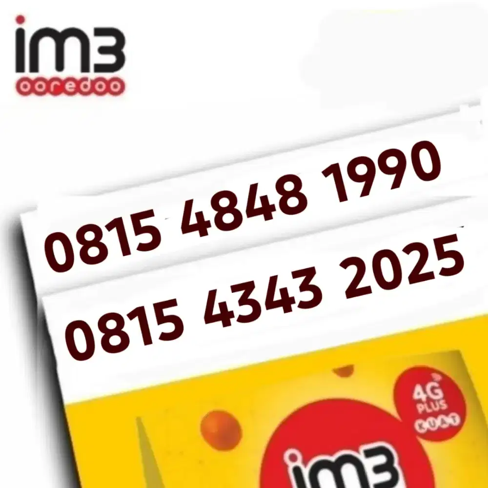 Nomor cantik Indosat Ooredoo seri taun super