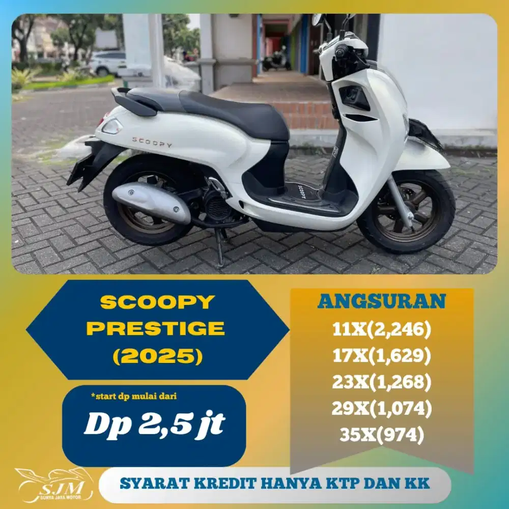 HONDA SCOOPY PRESTIGE 2025 MESIN HALUS