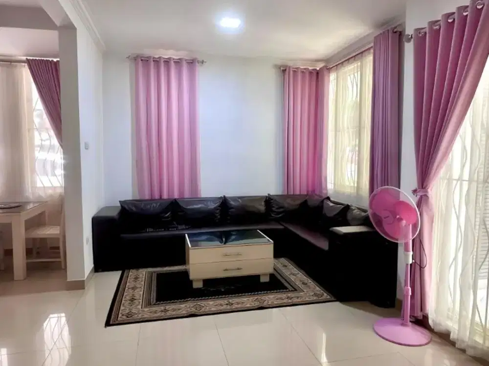 Rumah HOOK Hadap Utara-Barat 2 Lantai SHM Semi Furnished di BSD Tangsel
