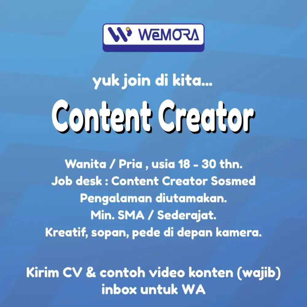 Content creator/fresh graduated