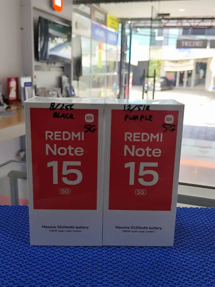 Redmi Note 15 5G New, HARGA PROMO, Garansi 15 Bulan, BisaCOD