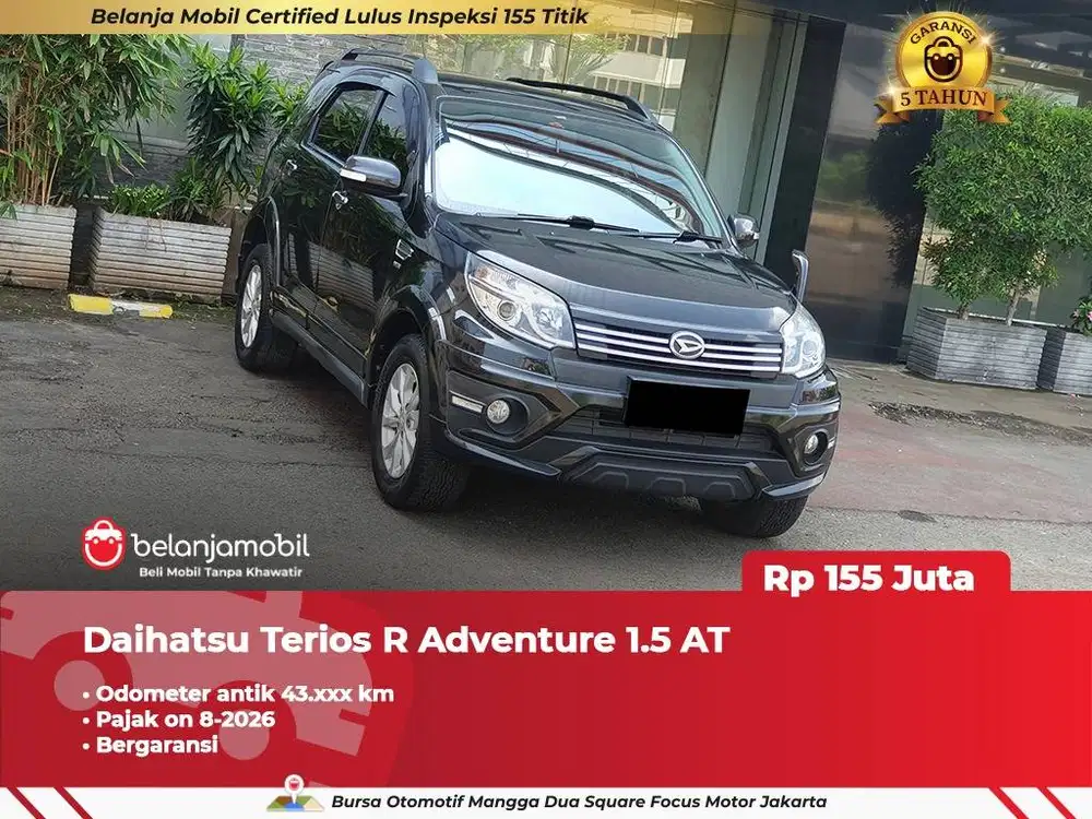 [ LOW KM 43RB ] Daihatsu Terios R Adventure 1.5 AT 2016 2017