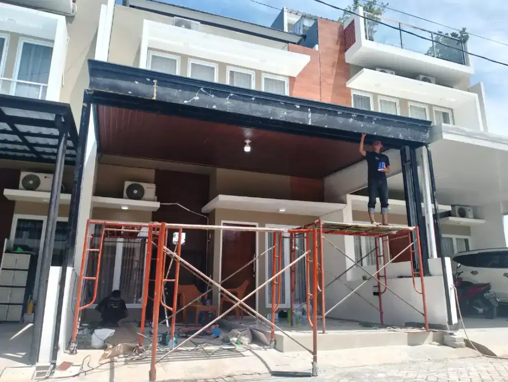 Kanopi Canopy, Tralis, Railing, Tangga, Pagar, Kitchen Set, Atap Baja