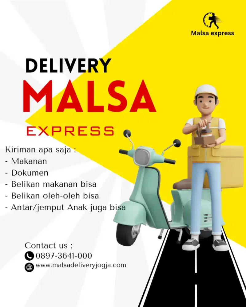 Kurir part time pagi saja antar nasi catering