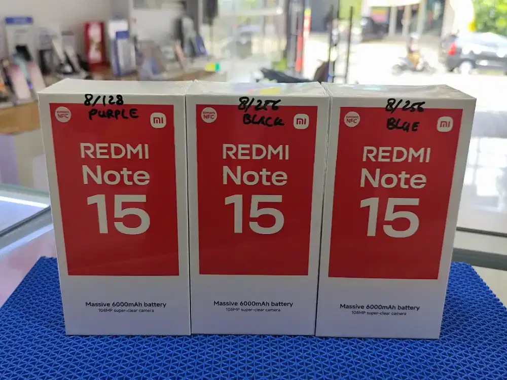 Redmi Note 15 New, HARGA PROMO, Garansi 15 Bulan, BisaCOD