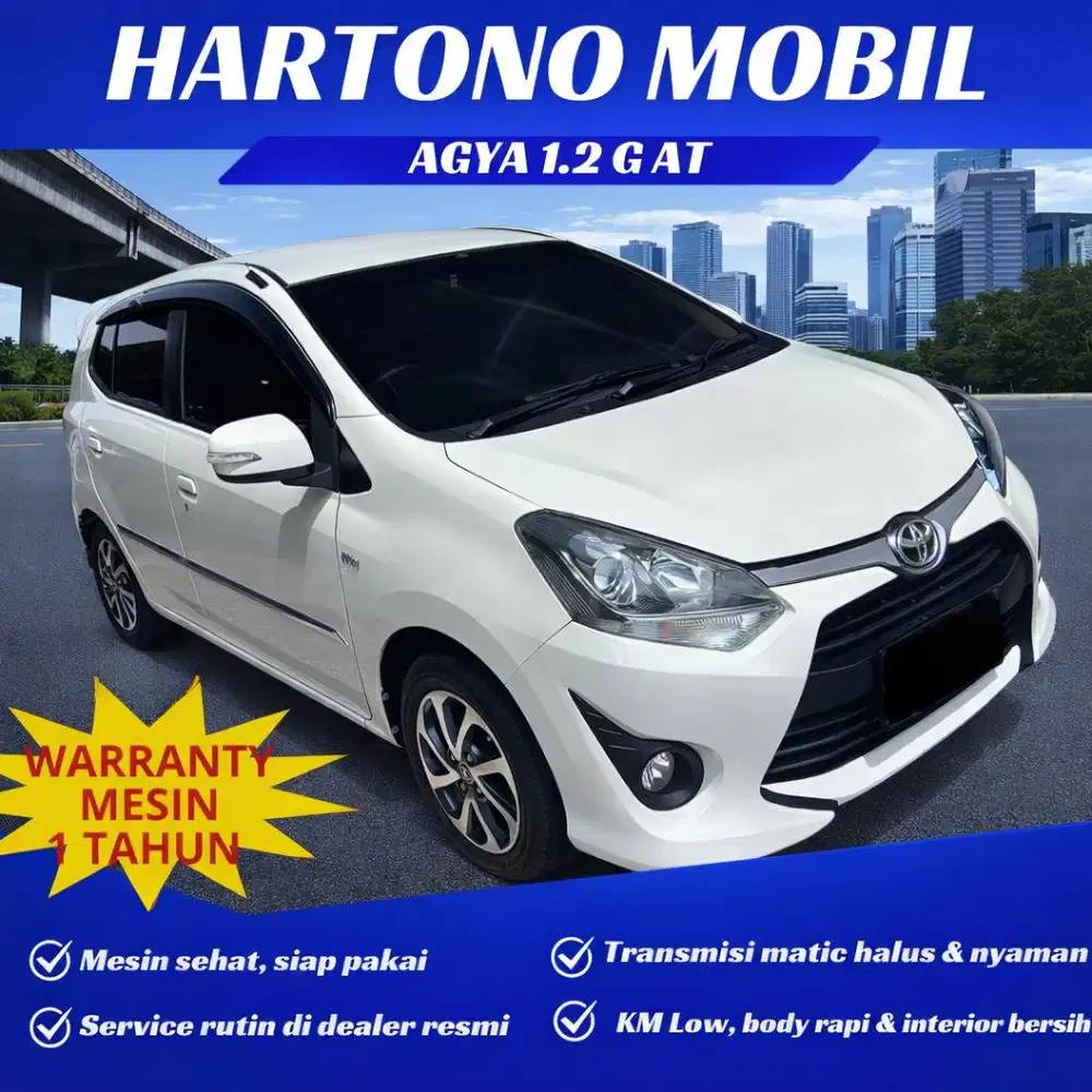 Agya 1.2 G Autometik 2018
