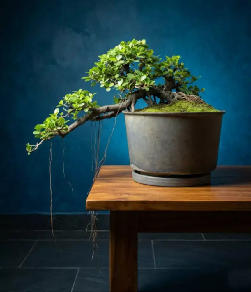 Bonsai beringin dolar cascade style ok
