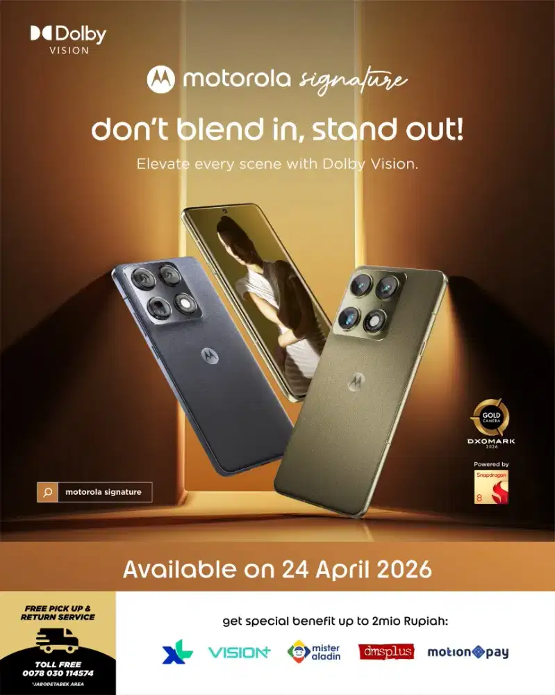 OPEN PRE ORDER MOTOROLA SIGNATURE