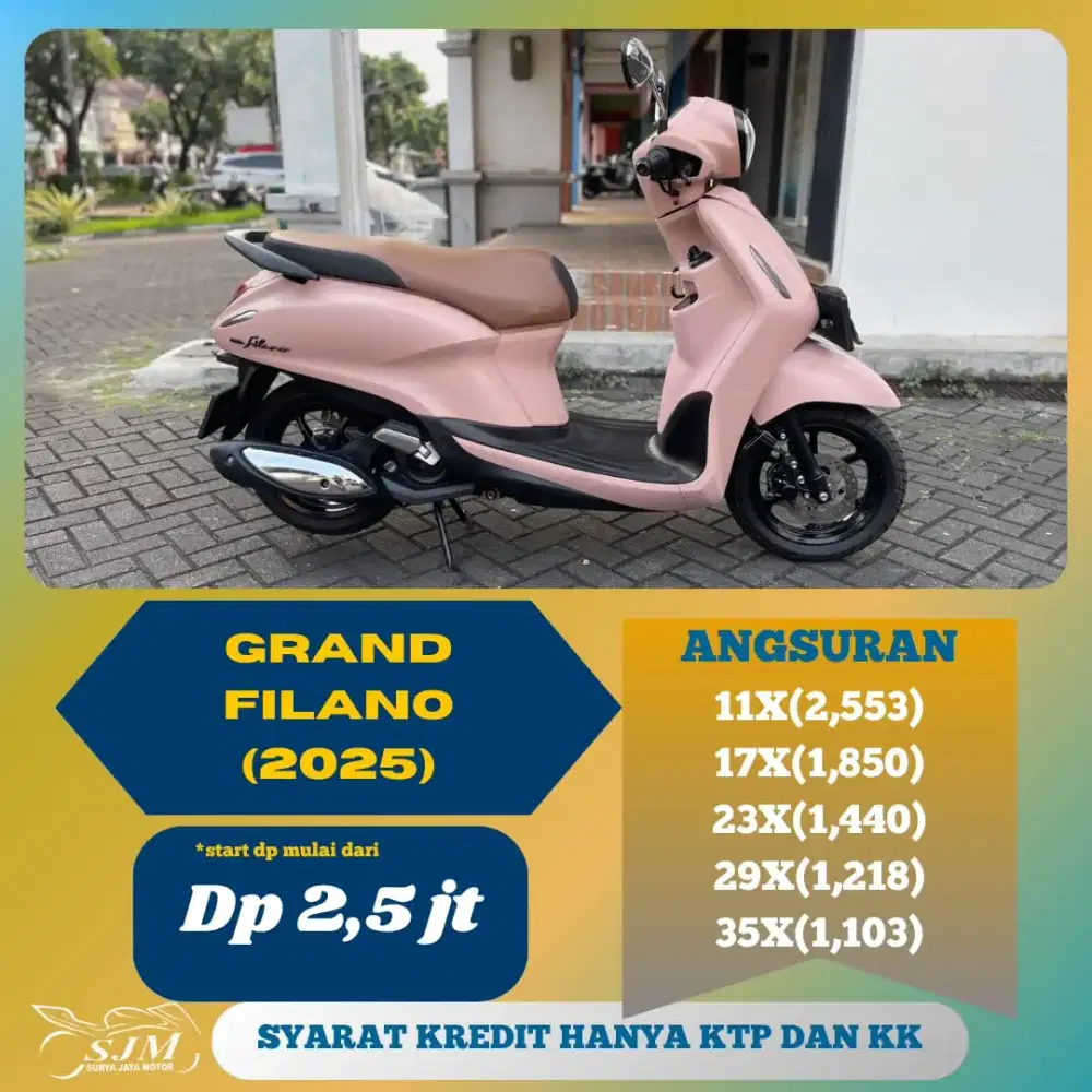 YAMAHA GRAND FILANO 2025 PAJAK PANJANG