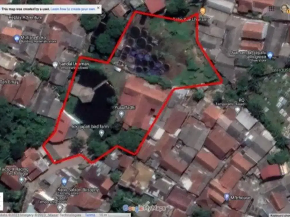 DIJUAL MURAH TANAH DAN BANGUNAN, COCOK UNTUK CLUSTER, BEBAS BANJIR, PEMBAYARAN BISA TERMIN MAXIMAL 1 TAHUN, LOKASI STRATEGIS DI  KOTA BOGOR