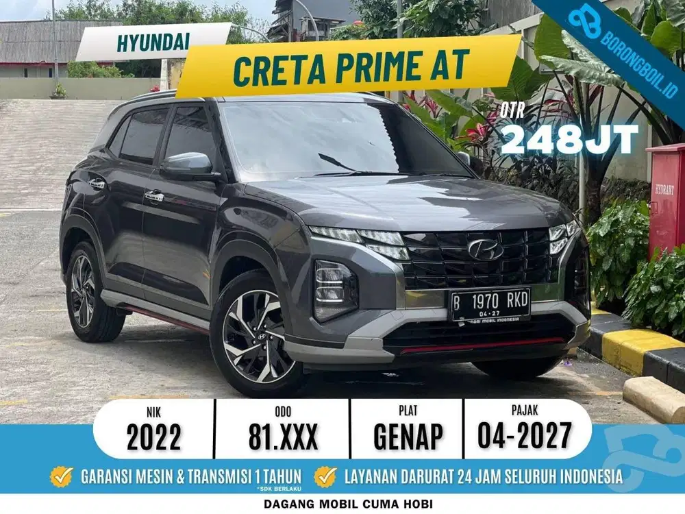 Hyundai Creta Prime One Tone IVT 2022/2023 Low KM!