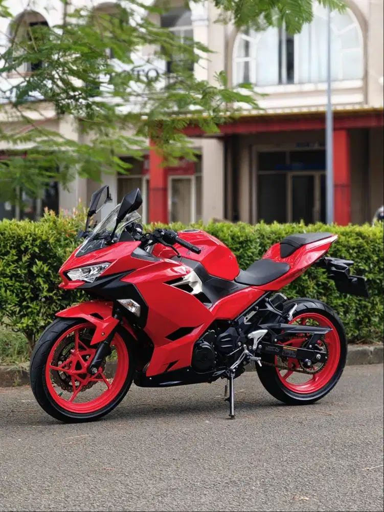 KAWASAKI NEW NINJA 250 FI 2019 MERAH LOW KM PAJAK PANJANG SIAP NGEBUT