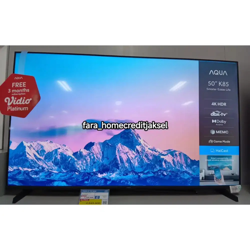 Aqua 4k Google TV 50