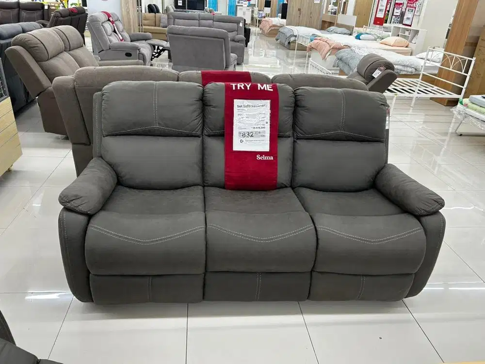 PROMO SOFA RECLINER 3 SEATER