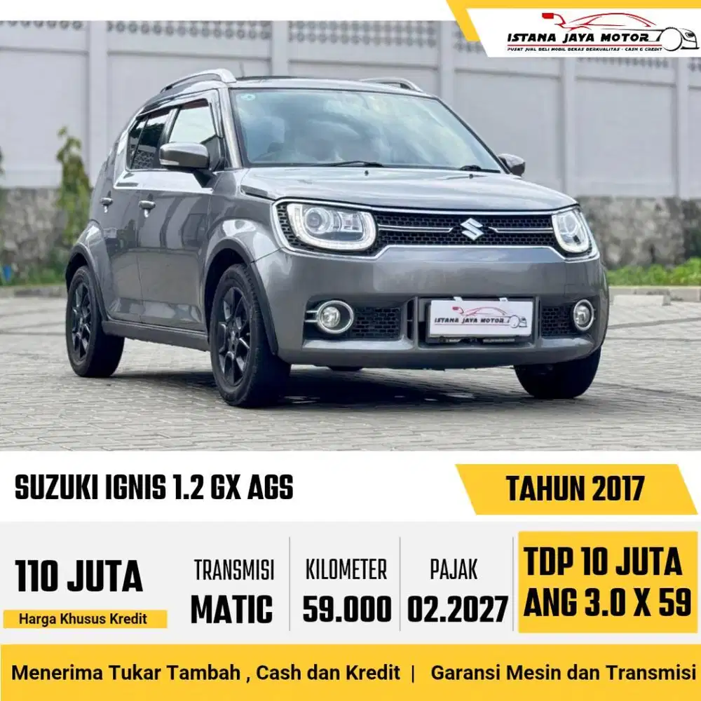 KM 59RB !! Suzuki Ignis 1.2 GX AGS 2017 Abu