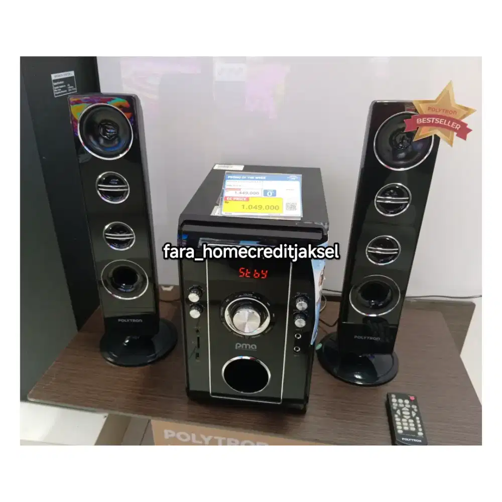 Polytron Active Speaker Black