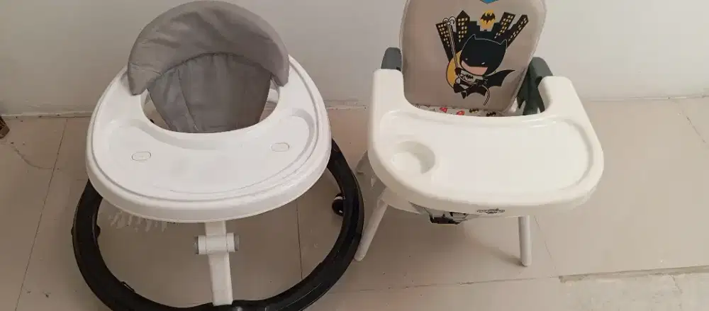 Baby wolker dan kursi makan