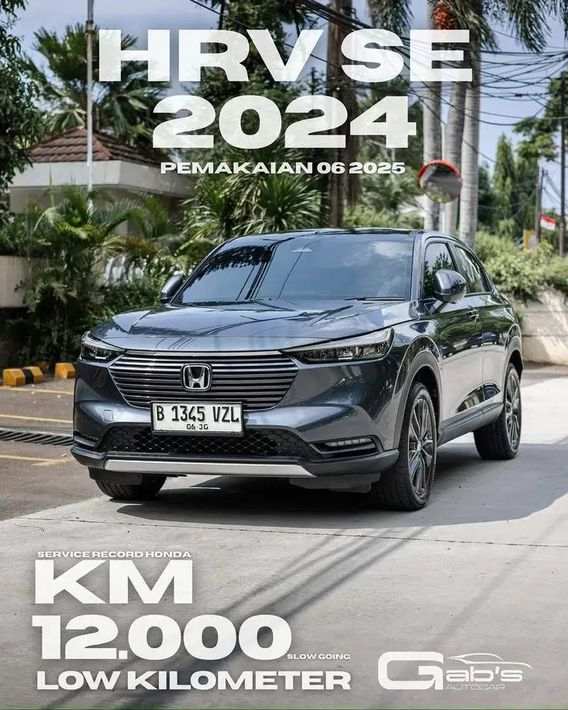 [KM 12rb] HRV SE 2024 Pemakaian 2025 (Harga Cash)