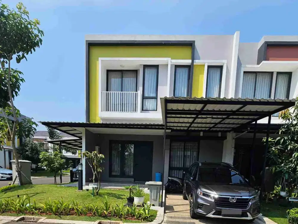 Rumah 2 lantai. siap huni. keamanan 24 jam. bebas banjir. dekat sekolah. mall. pasar