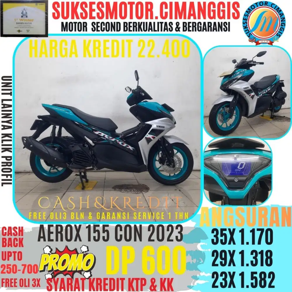 AEROX PROMOTERMURAH CASHBACK UPTO700RBU FREEOLI3X BERGARANSI
