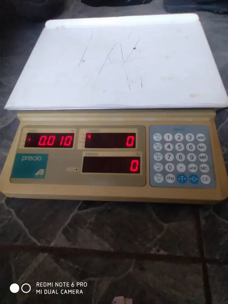 Jual timbangan digital merk precio kpsitas 30kg kondisi normal