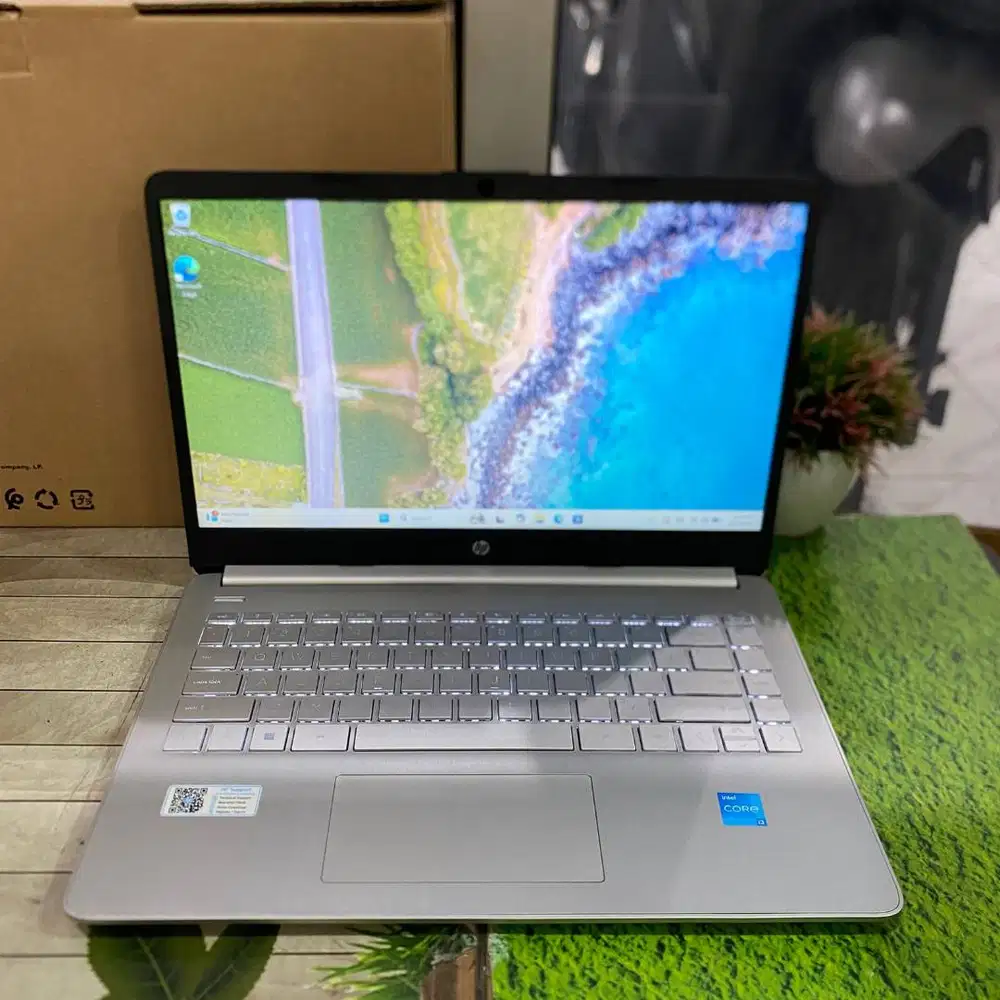 New Hp 14s DQ5127TU Core i3-1215U 16GB 512GB 14 FHD Windows 11