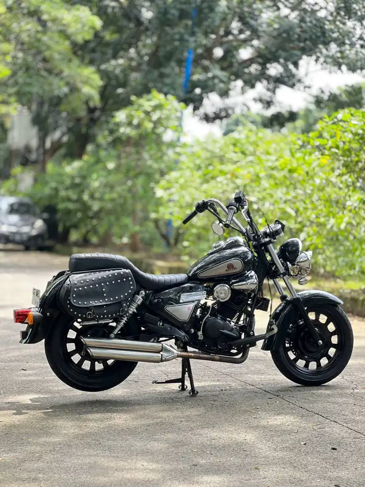 KM 4K AJA! BENELLI MOTOBI 200 EFI 2024 HITAM PAJAK PANJANG TANPA PR