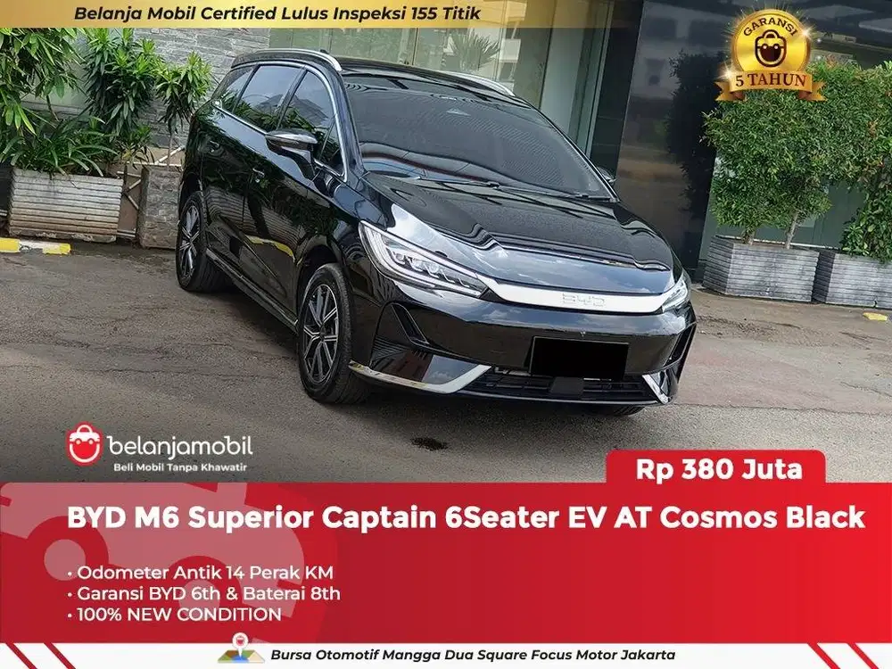 [ TIDAK JADI PAKAI ] BYD M6 M 6 Superior Captain 6Seater EV 2025/202
