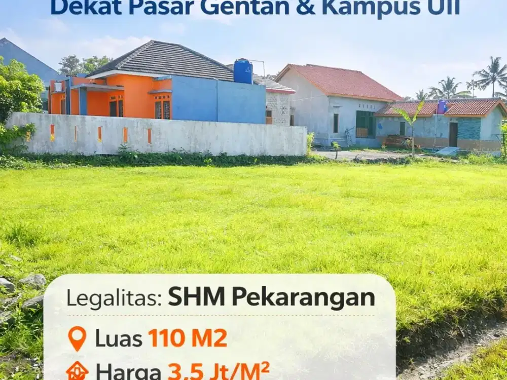 Tanah kaliurang km 10 dekat superindo &  kampus UII