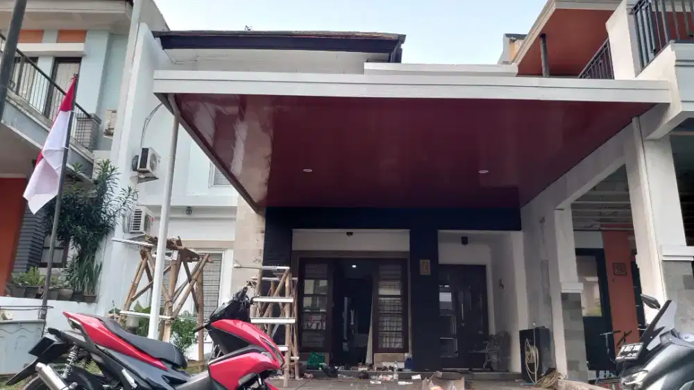 Kanopi baja ringan plus plafon pvc