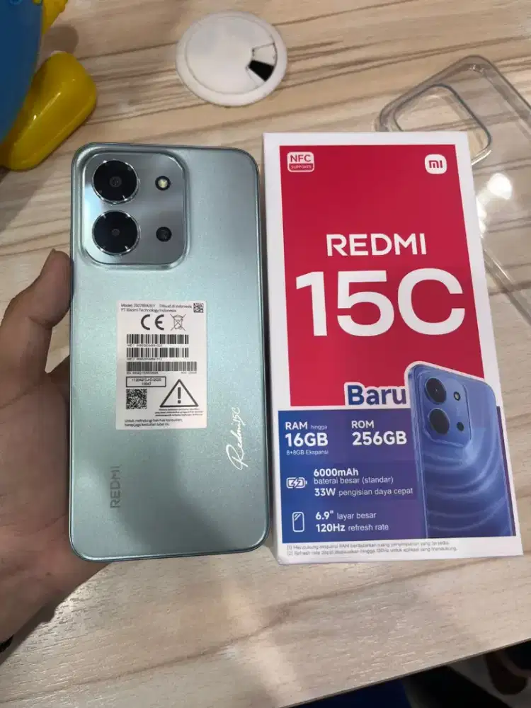 Redmi 15c baterai superr besarr