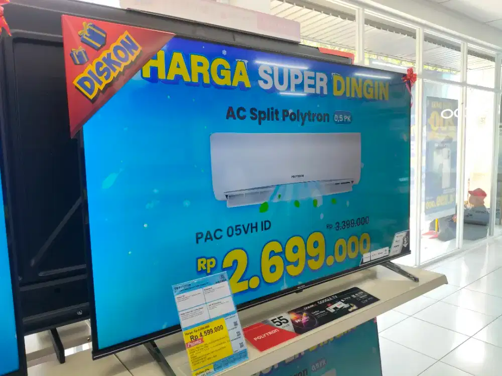 Tv Polytron 50 inch dapatkan voucher 100k