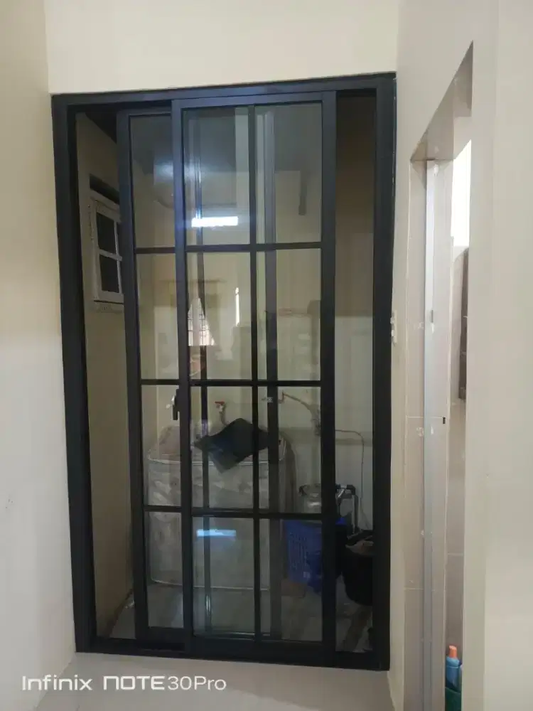 Tukang kaca, pintu sekat kaca, jendela upvc perumahan