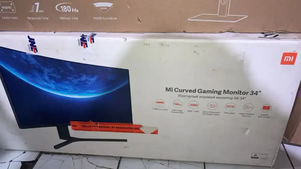 Monitor xiaomi gaming curved 34 inch