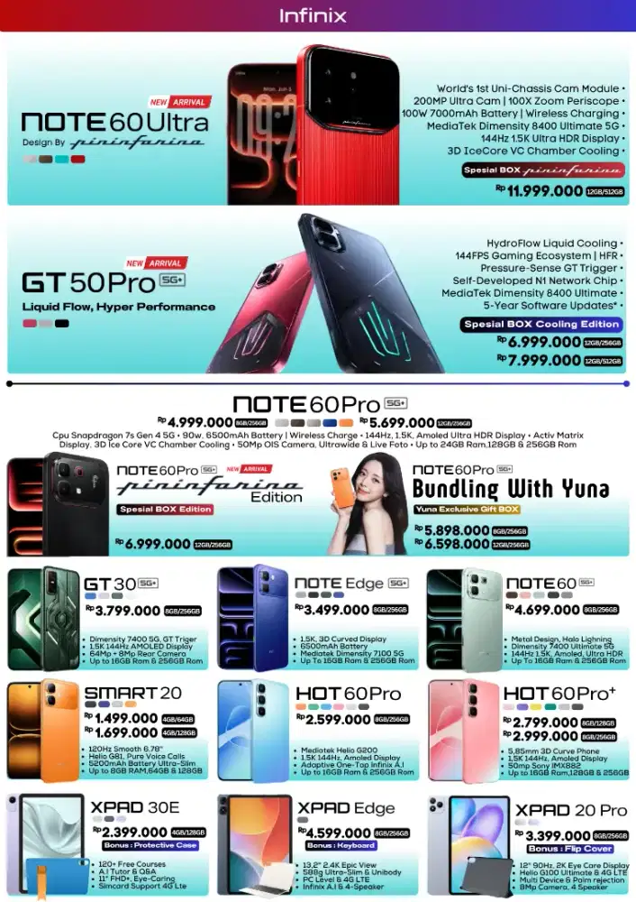 Infinix Ready mulai 1juta an