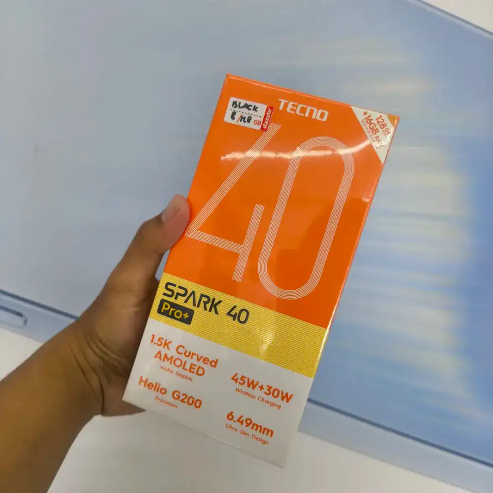 TECNO SPARK 40 PRO PLUS RAM 8/128