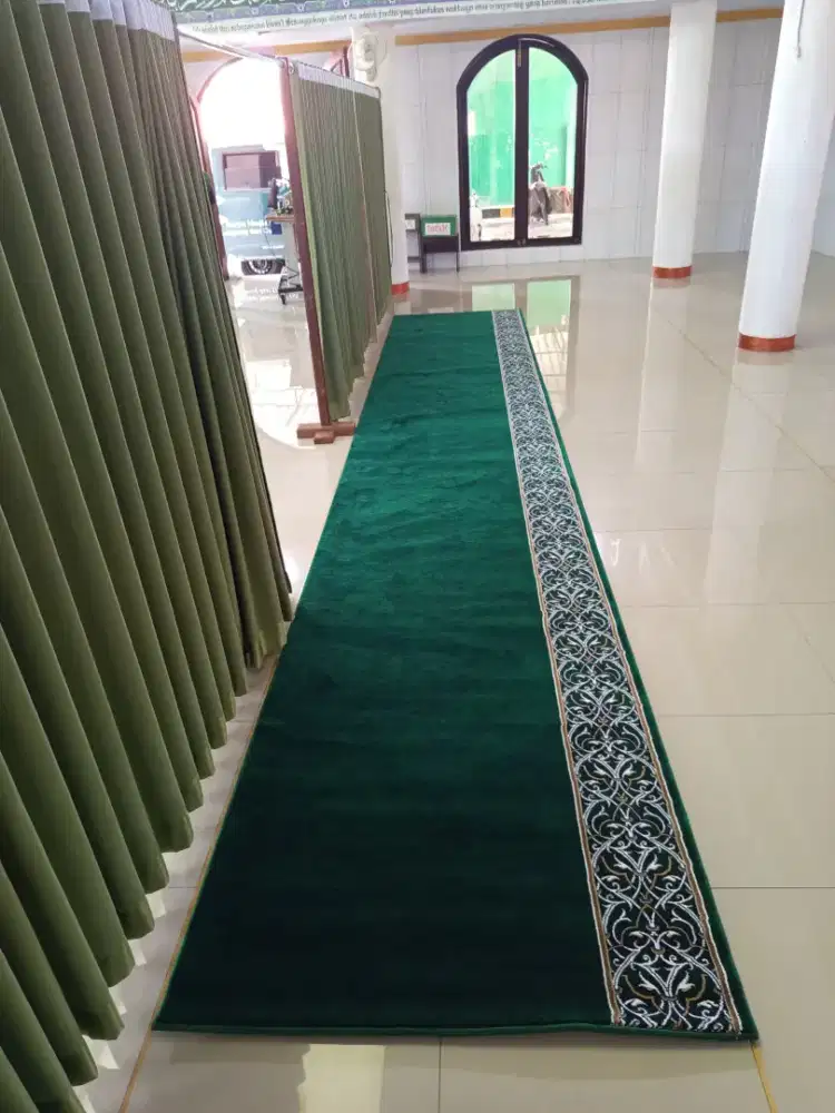 Tersedia Karpet sajadah Masjid import pembelian menyesuaikan kebutuhan
