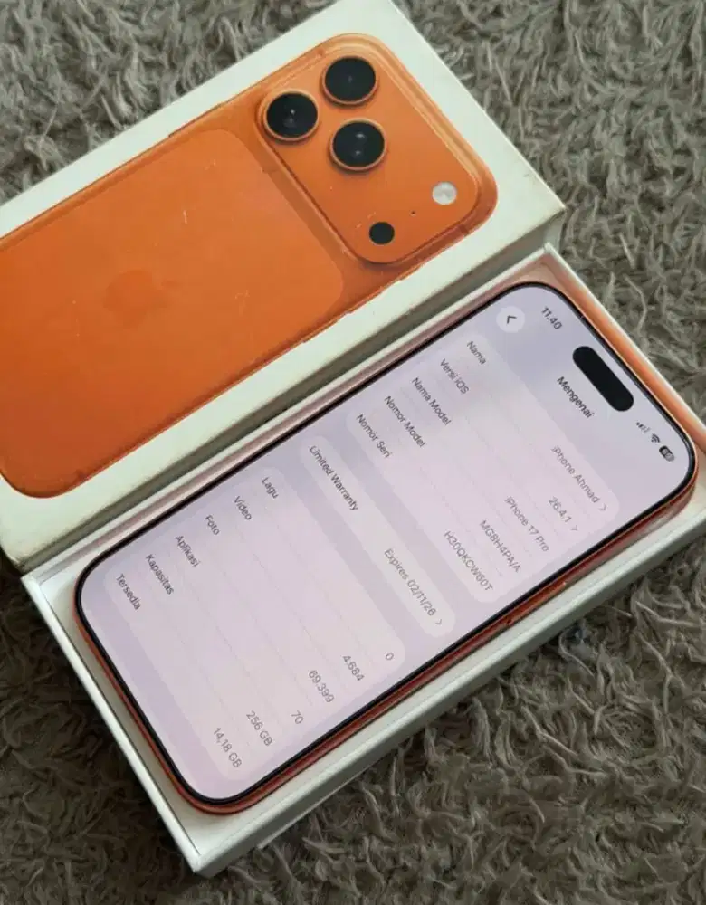 iPhone 17 pro 256 GB Resmi