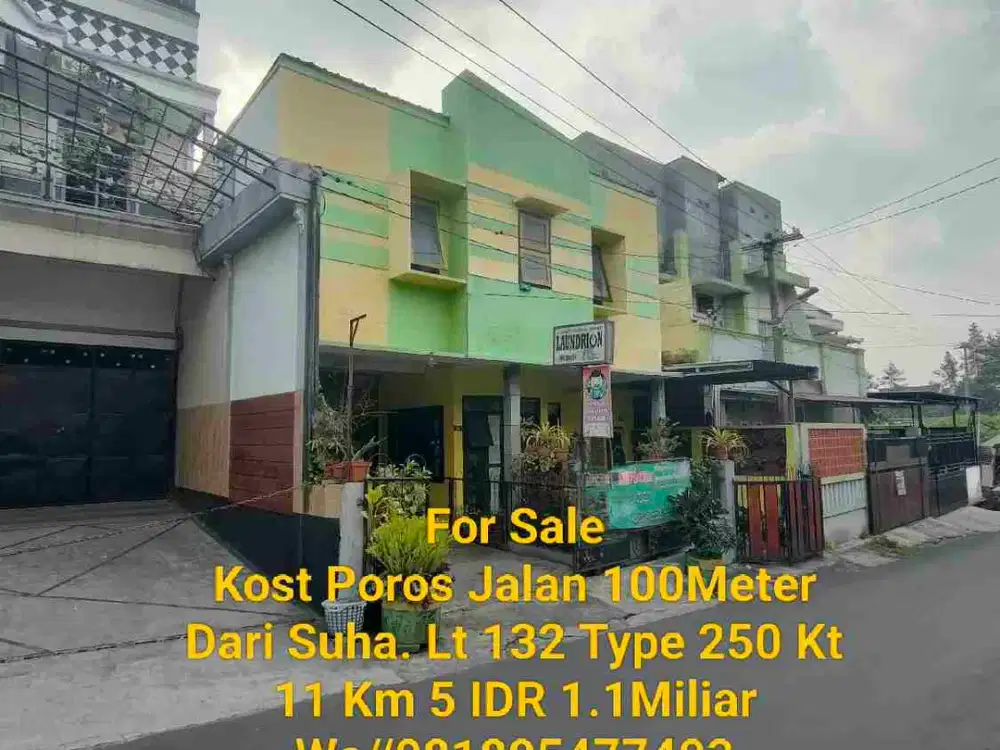 Kost Area Griya Shanta Suhat Pinggir Jalan