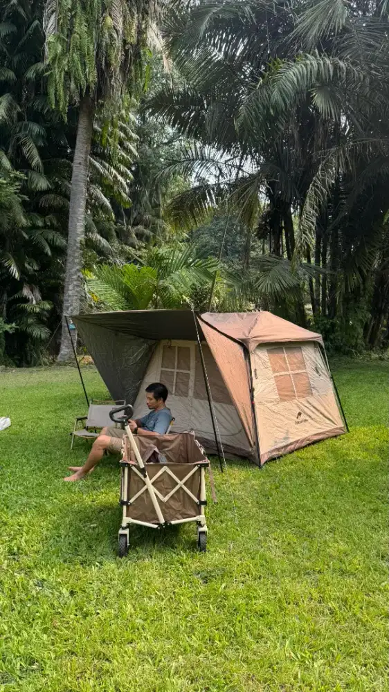 Tenda Glamping dan camping estetik Naturehike village 5