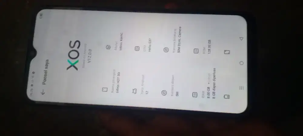 Infinik hot 30i ram 8