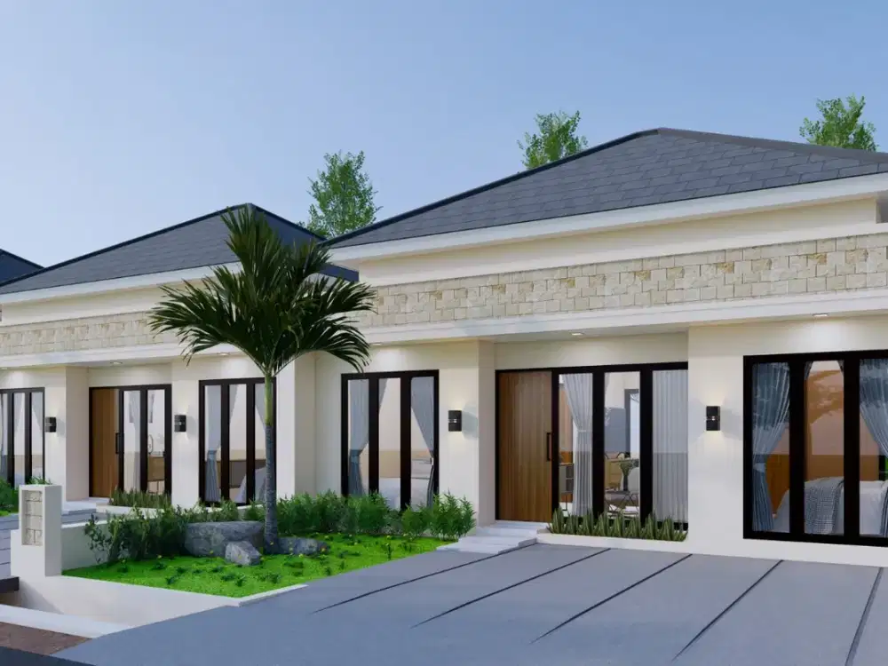 Rumah tanah luas dan 3 kamar tidur