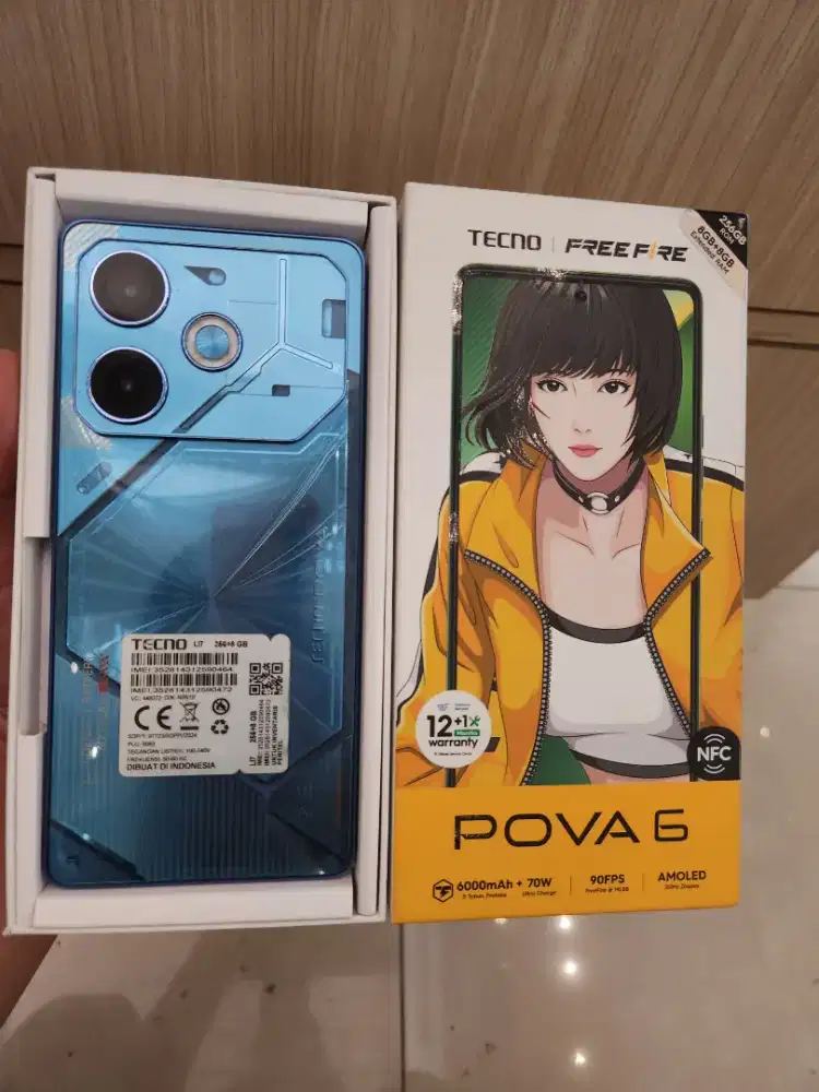Tecno pova 6 ram 8+8/256