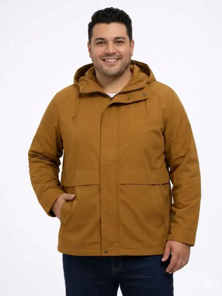 Jacket Premium Uniqlo Parka (Unisex-Jumbo) Like New, Preloved Murah